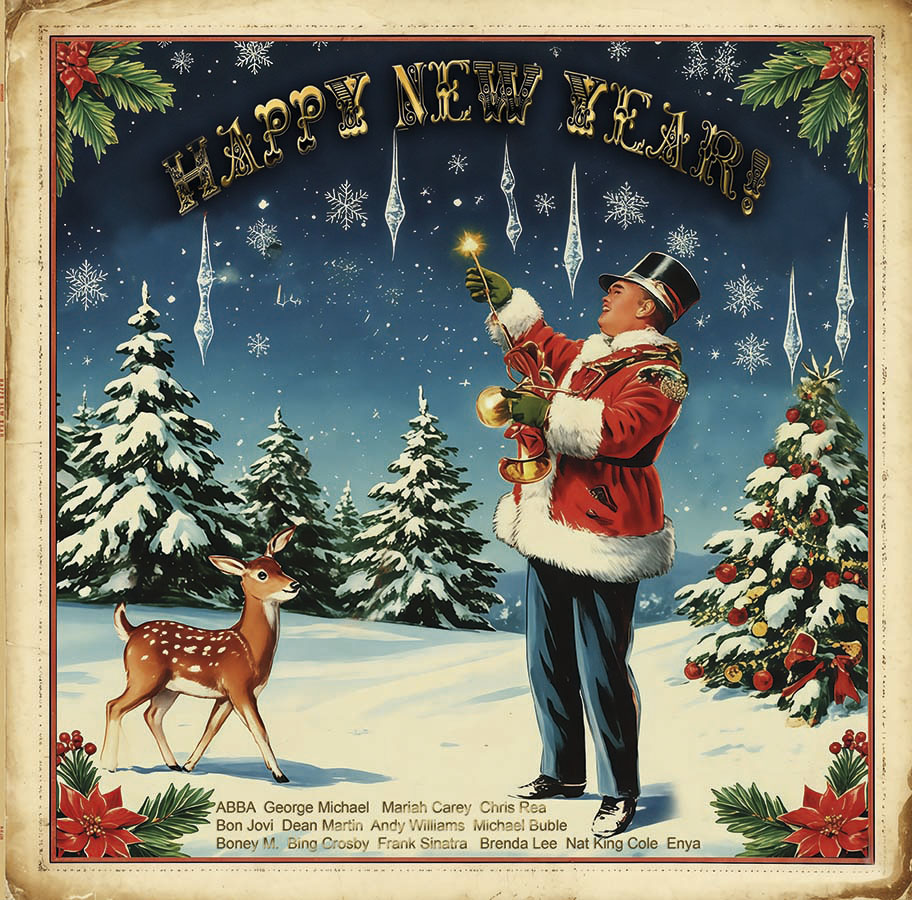 Various – Happy New Year  (black vinil)